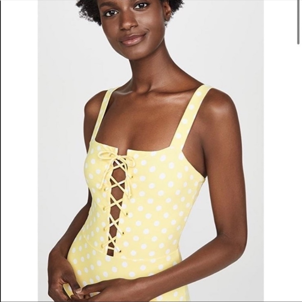 Onia polka-dot one piece